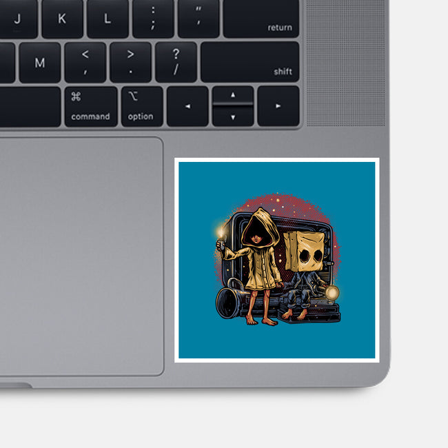 Escape The Nightmare-None-Glossy-Sticker-glitchygorilla