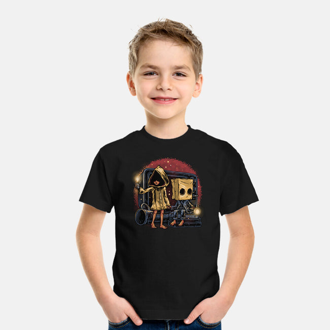 Escape The Nightmare-Youth-Basic-Tee-glitchygorilla