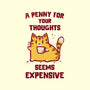 A Penny Seems Expensive-None-Adjustable Tote-Bag-kg07