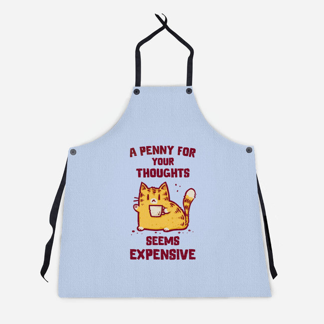 A Penny Seems Expensive-Unisex-Kitchen-Apron-kg07