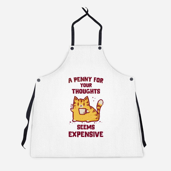 A Penny Seems Expensive-Unisex-Kitchen-Apron-kg07