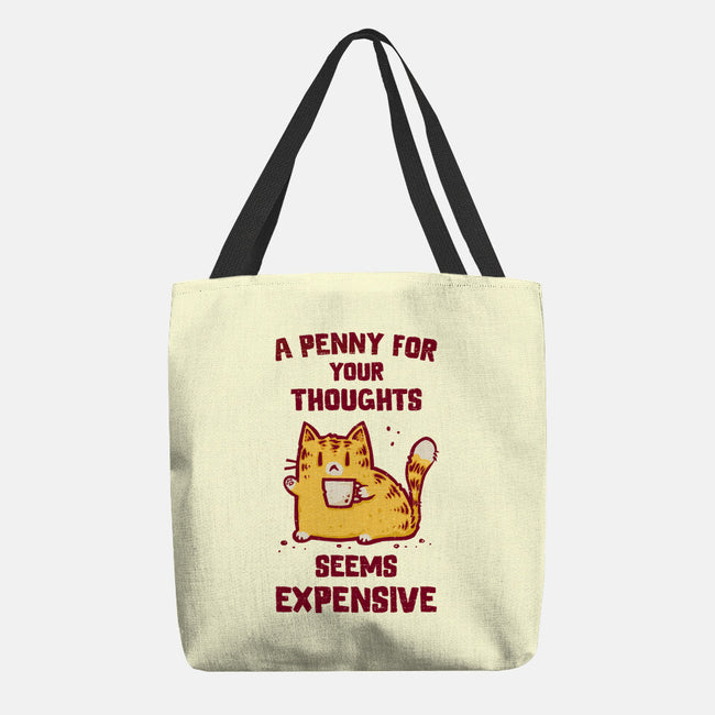 A Penny Seems Expensive-None-Basic Tote-Bag-kg07
