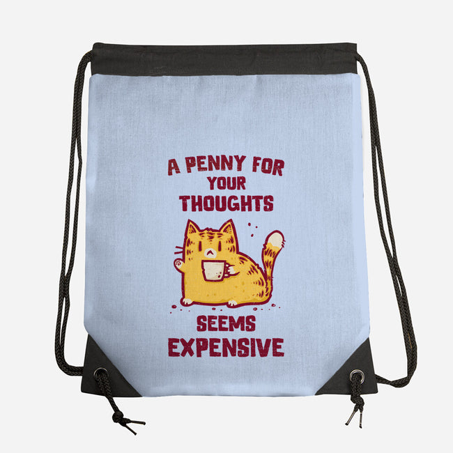 A Penny Seems Expensive-None-Drawstring-Bag-kg07