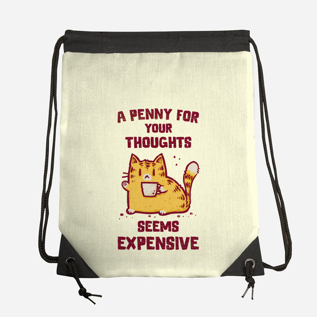 A Penny Seems Expensive-None-Drawstring-Bag-kg07
