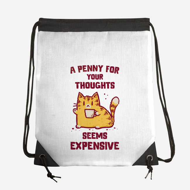 A Penny Seems Expensive-None-Drawstring-Bag-kg07