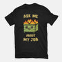 Ask Me About My Job-Womens-Fitted-Tee-kg07