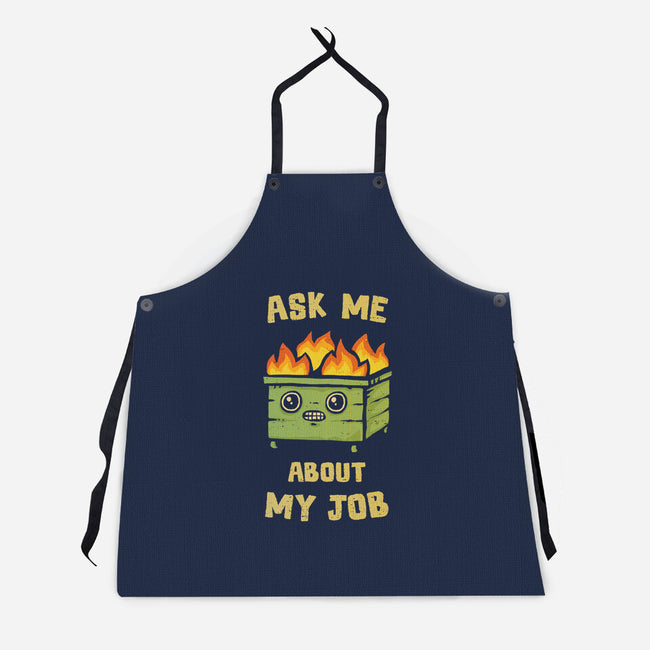 Ask Me About My Job-Unisex-Kitchen-Apron-kg07