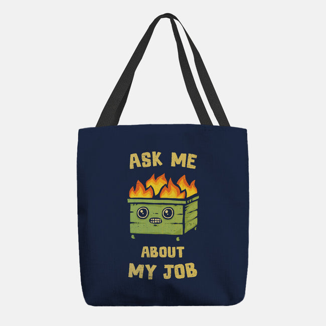 Ask Me About My Job-None-Basic Tote-Bag-kg07