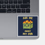 Ask Me About My Job-None-Glossy-Sticker-kg07
