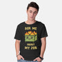 Ask Me About My Job-Mens-Basic-Tee-kg07