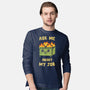 Ask Me About My Job-Mens-Long Sleeved-Tee-kg07