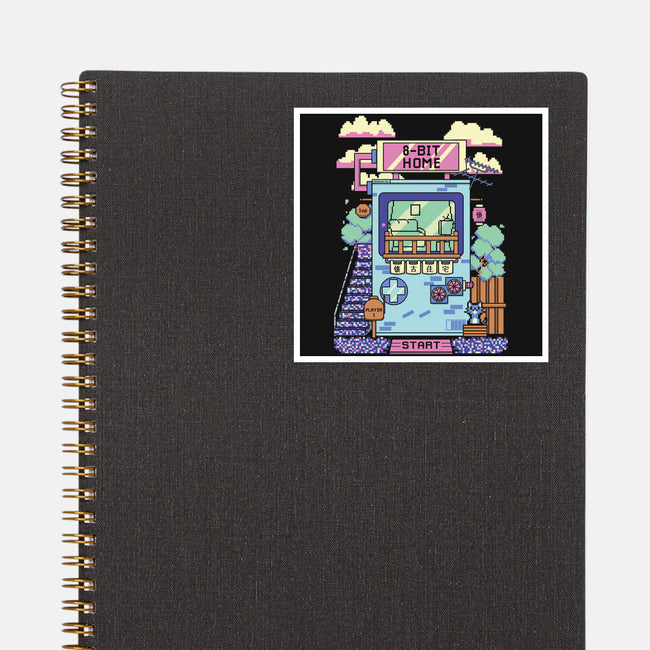 8-Bit Home-None-Glossy-Sticker-Donnie