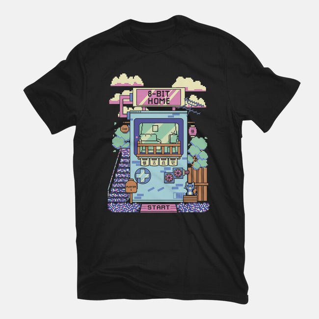 8-Bit Home-Womens-Fitted-Tee-Donnie