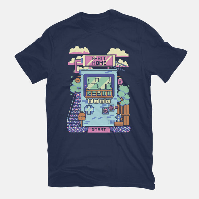8-Bit Home-Womens-Fitted-Tee-Donnie