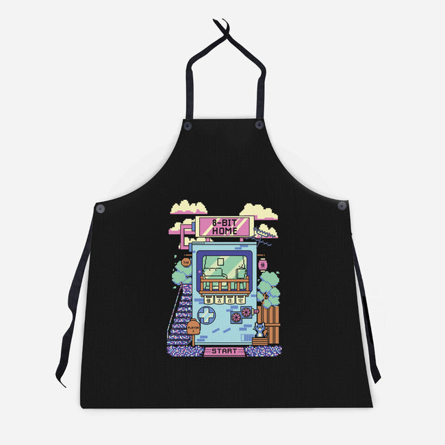 8-Bit Home-Unisex-Kitchen-Apron-Donnie