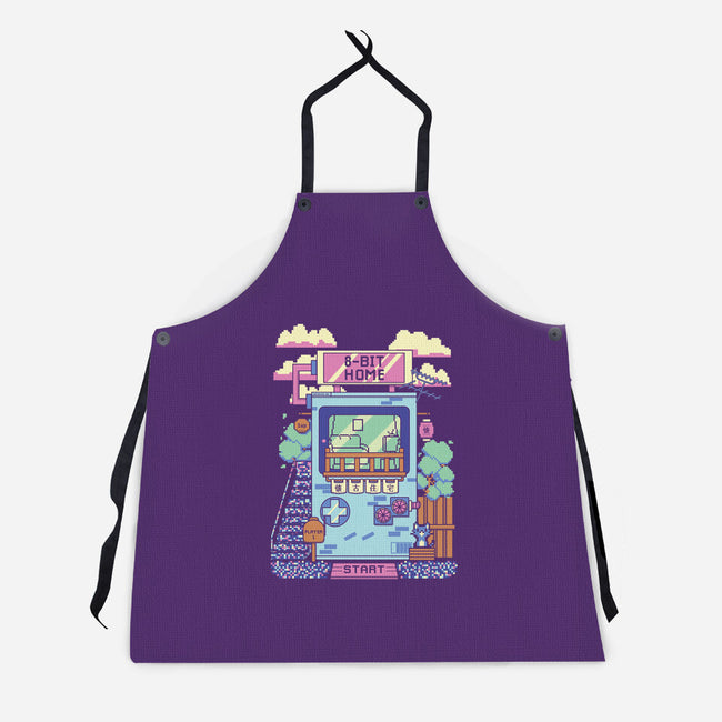 8-Bit Home-Unisex-Kitchen-Apron-Donnie