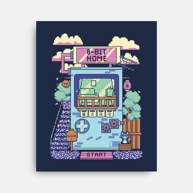 8-Bit Home-None-Stretched-Canvas-Donnie