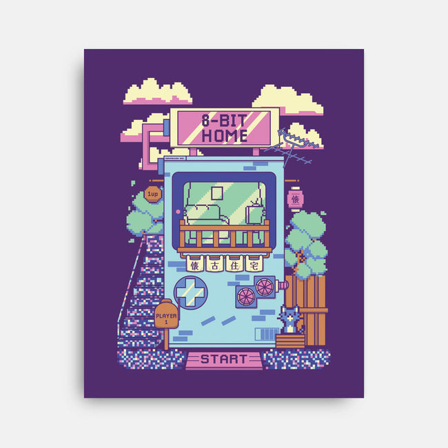 8-Bit Home-None-Stretched-Canvas-Donnie