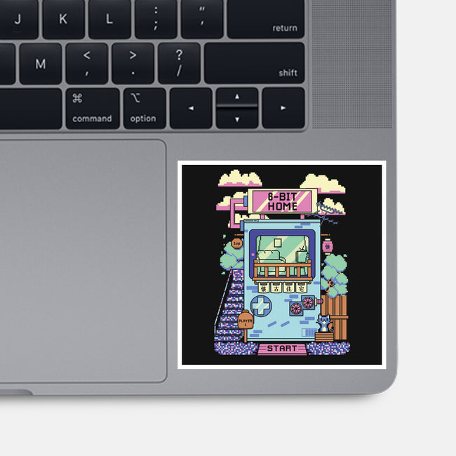 8-Bit Home-None-Glossy-Sticker-Donnie