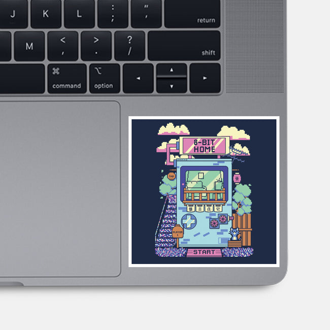 8-Bit Home-None-Glossy-Sticker-Donnie