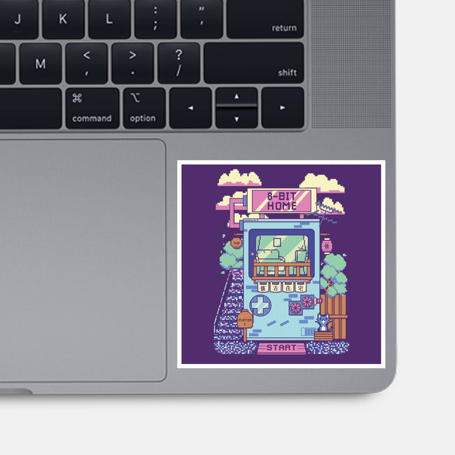 8-Bit Home-None-Glossy-Sticker-Donnie