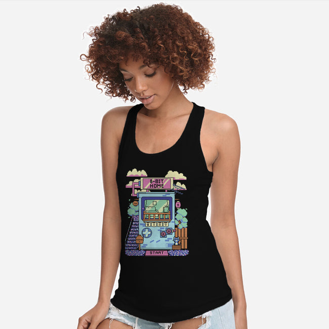 8-Bit Home-Womens-Racerback-Tank-Donnie