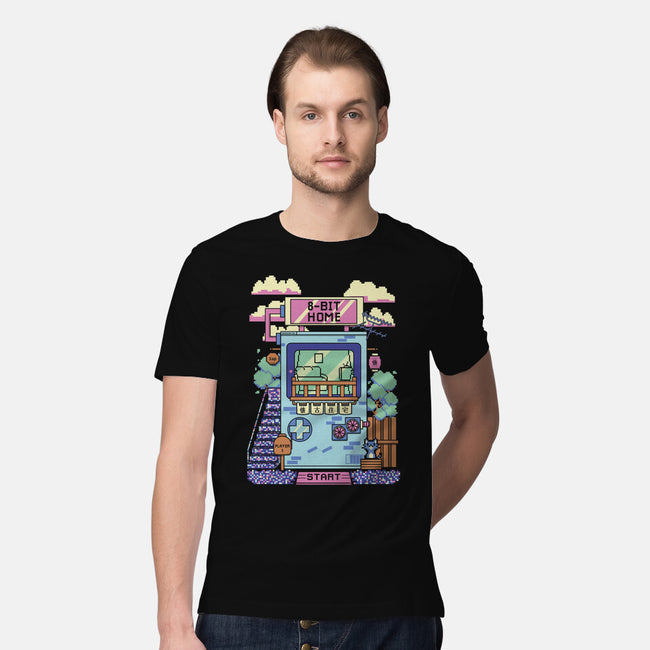 8-Bit Home-Mens-Premium-Tee-Donnie