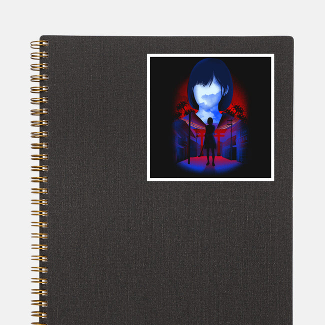 Negative Japanese Horror-None-Glossy-Sticker-Donnie