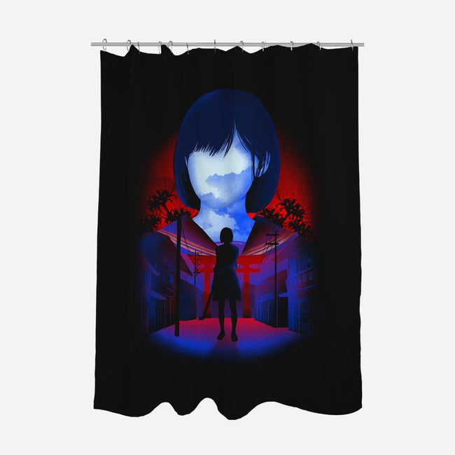 Negative Japanese Horror-None-Polyester-Shower Curtain-Donnie