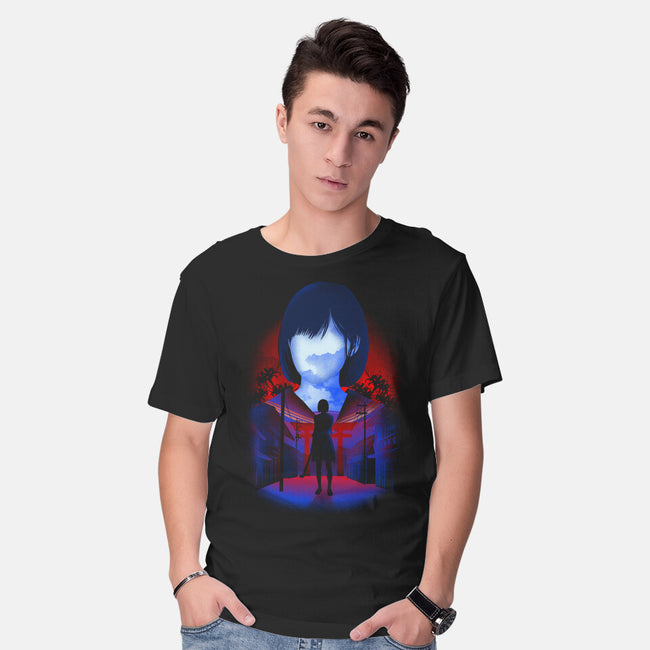 Negative Japanese Horror-Mens-Basic-Tee-Donnie