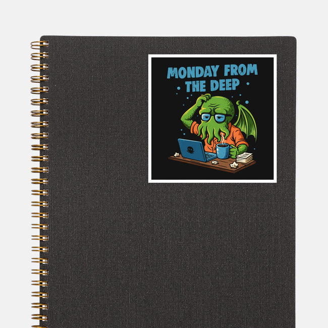 Monday From The Deep-None-Glossy-Sticker-Marinho