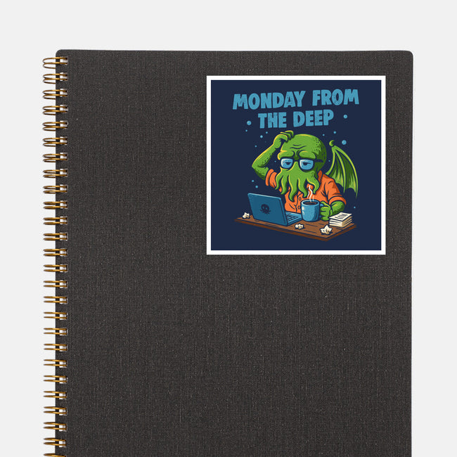 Monday From The Deep-None-Glossy-Sticker-Marinho
