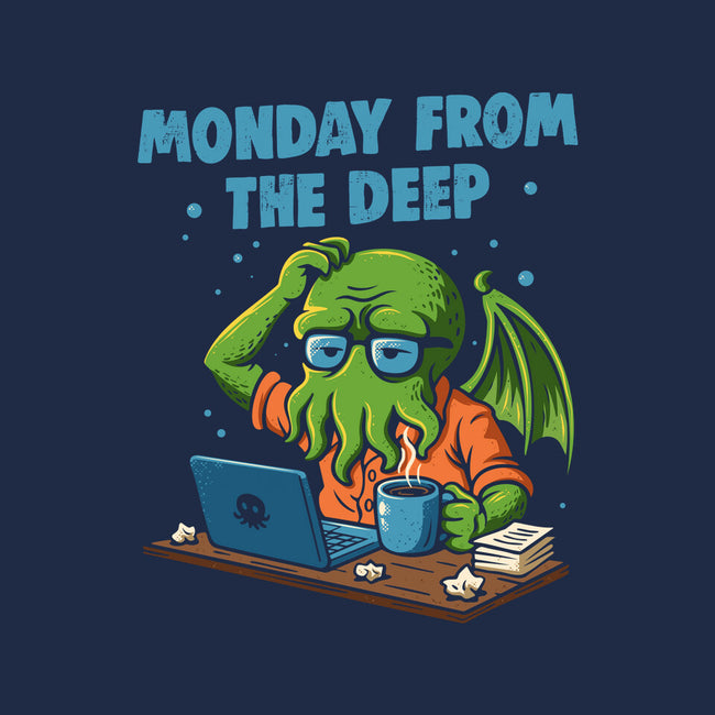 Monday From The Deep-Mens-Heavyweight-Tee-Marinho
