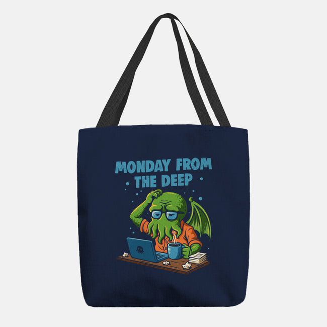 Monday From The Deep-None-Basic Tote-Bag-Marinho