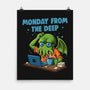 Monday From The Deep-None-Matte-Poster-Marinho