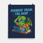 Monday From The Deep-None-Matte-Poster-Marinho
