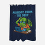 Monday From The Deep-None-Polyester-Shower Curtain-Marinho