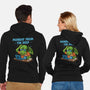 Monday From The Deep-Unisex-Zip-Up-Sweatshirt-Marinho
