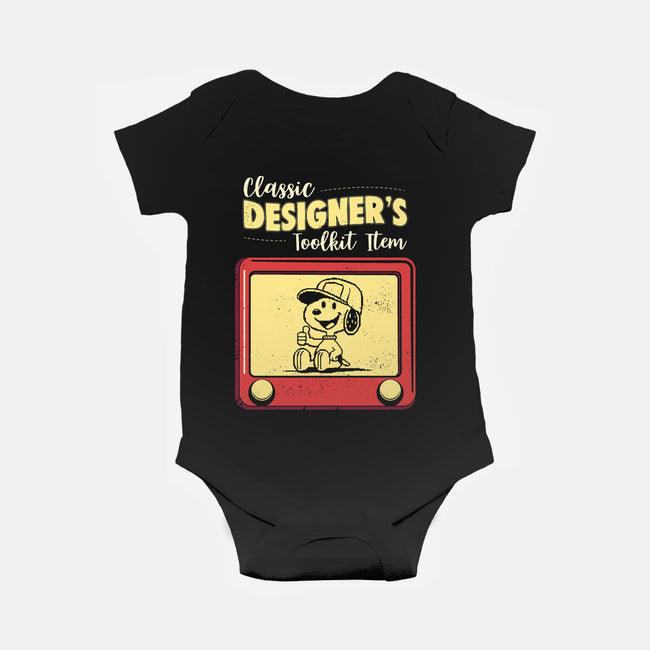 Classic Designer's Toolkit-Baby-Basic-Onesie-Marinho