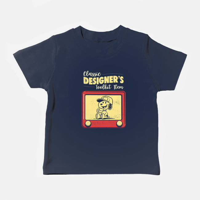 Classic Designer's Toolkit-Baby-Basic-Tee-Marinho