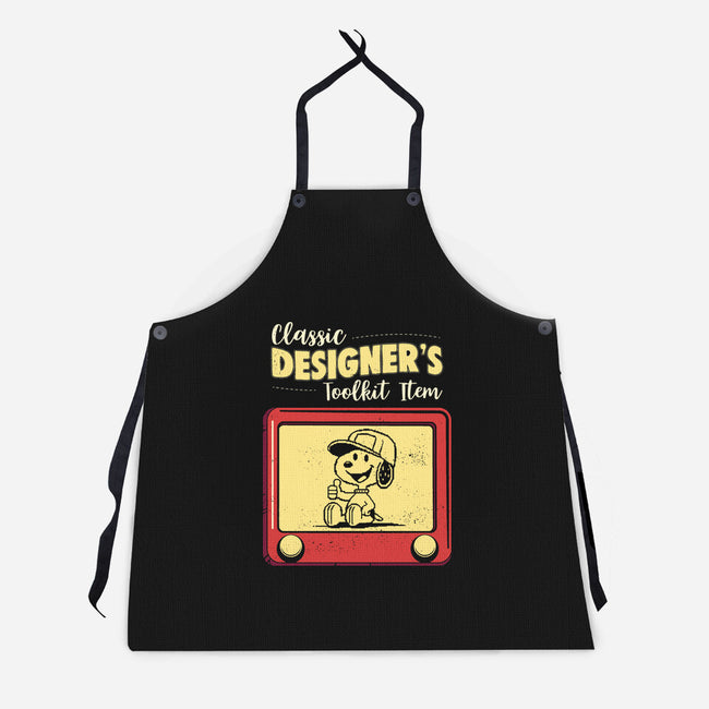 Classic Designer's Toolkit-Unisex-Kitchen-Apron-Marinho
