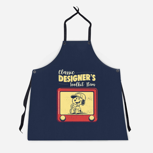 Classic Designer's Toolkit-Unisex-Kitchen-Apron-Marinho