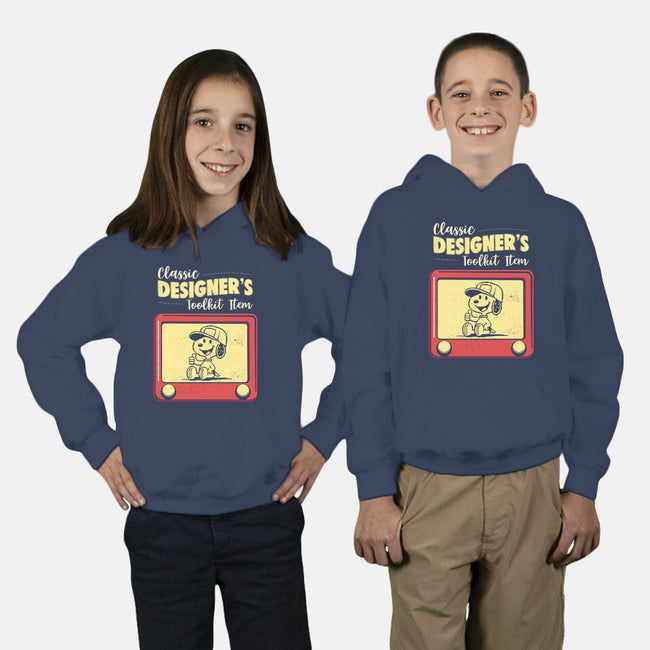 Classic Designer's Toolkit-Youth-Pullover-Sweatshirt-Marinho