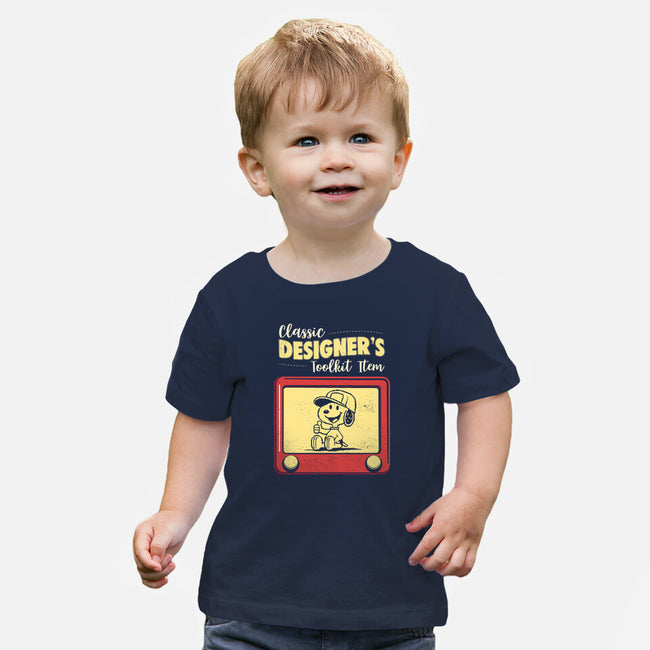 Classic Designer's Toolkit-Baby-Basic-Tee-Marinho