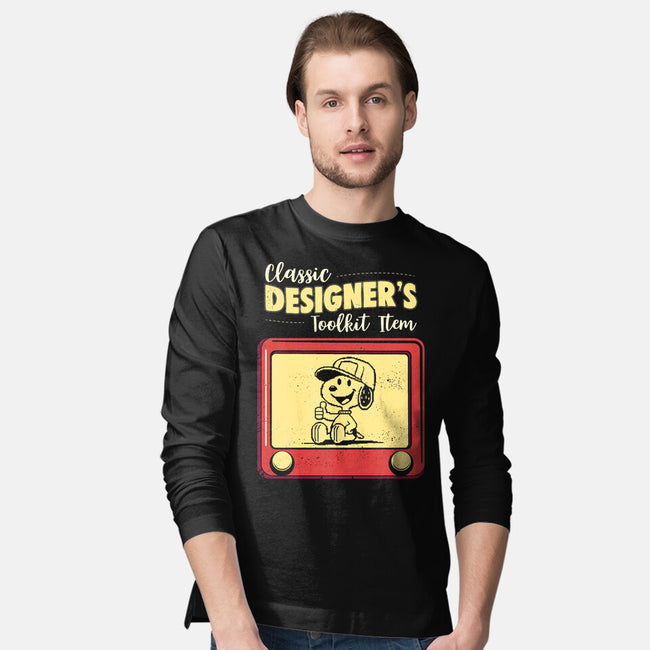 Classic Designer's Toolkit-Mens-Long Sleeved-Tee-Marinho