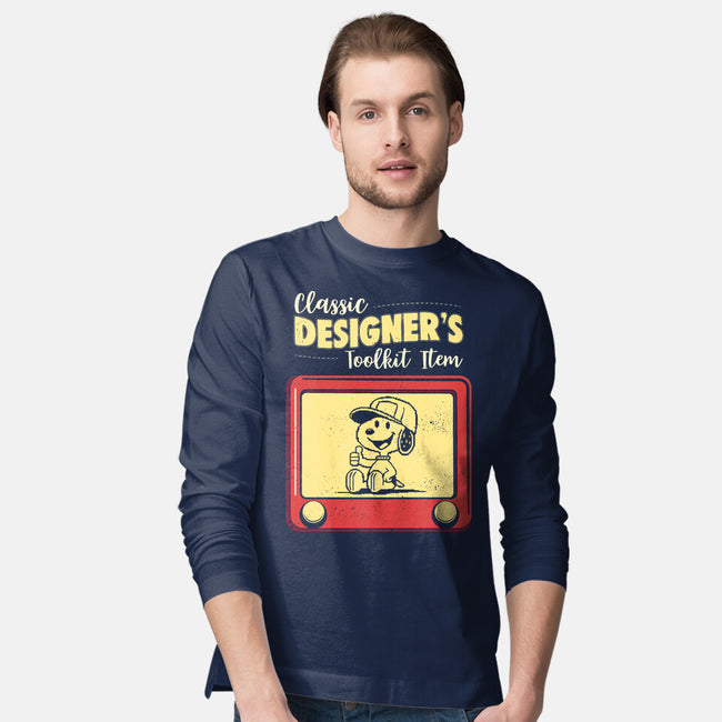 Classic Designer's Toolkit-Mens-Long Sleeved-Tee-Marinho