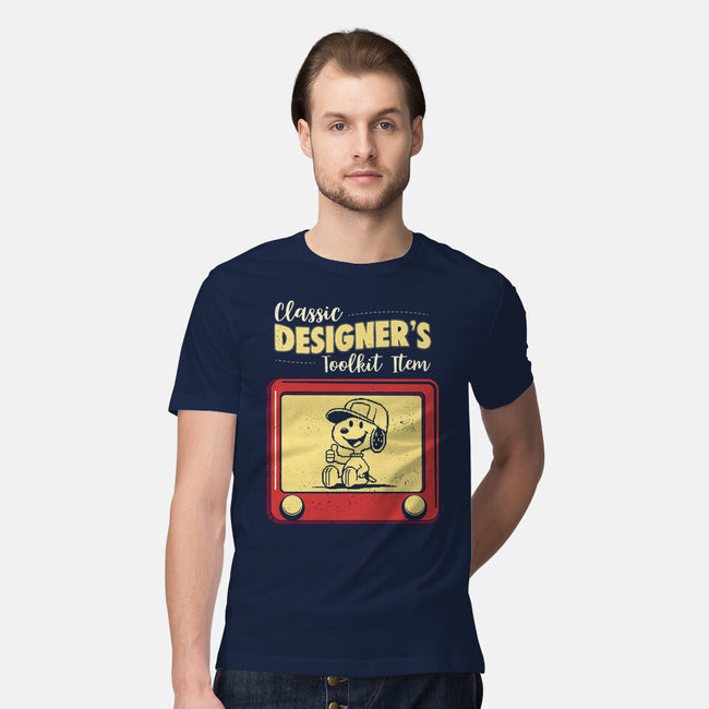Classic Designer's Toolkit-Mens-Premium-Tee-Marinho