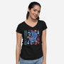 Derpy Hunter-Womens-V-Neck-Tee-Zaia Bloom