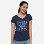 Derpy Hunter-Womens-V-Neck-Tee-Zaia Bloom