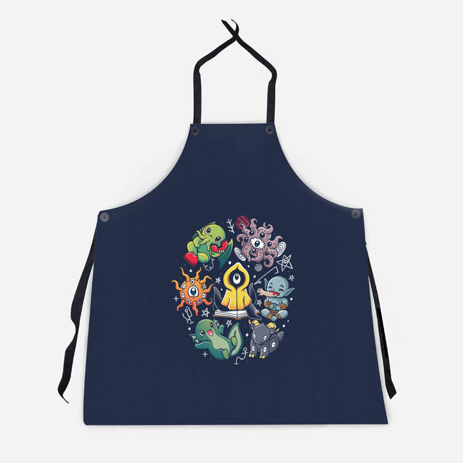 Love Demons-Unisex-Kitchen-Apron-Vallina84